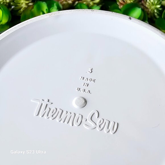 Vintage set 3 Thermo-Serv Mug 16 oz. Fun Fishing ; bowling ; badminton - Picture 14 of 15